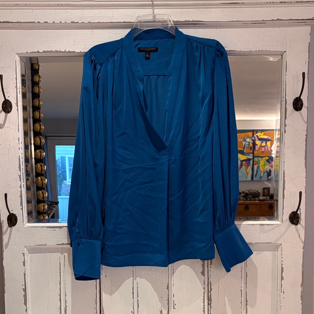 Banana Republic Teal Blouse